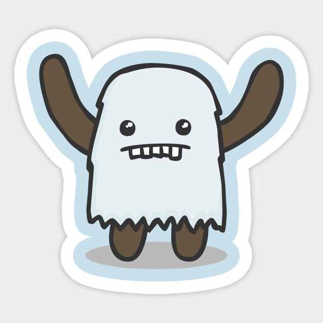 Baby yeti Cute Sticker TeePublic